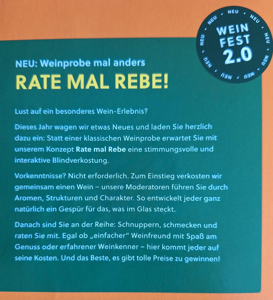 Niederhäuser Weinfest Programm